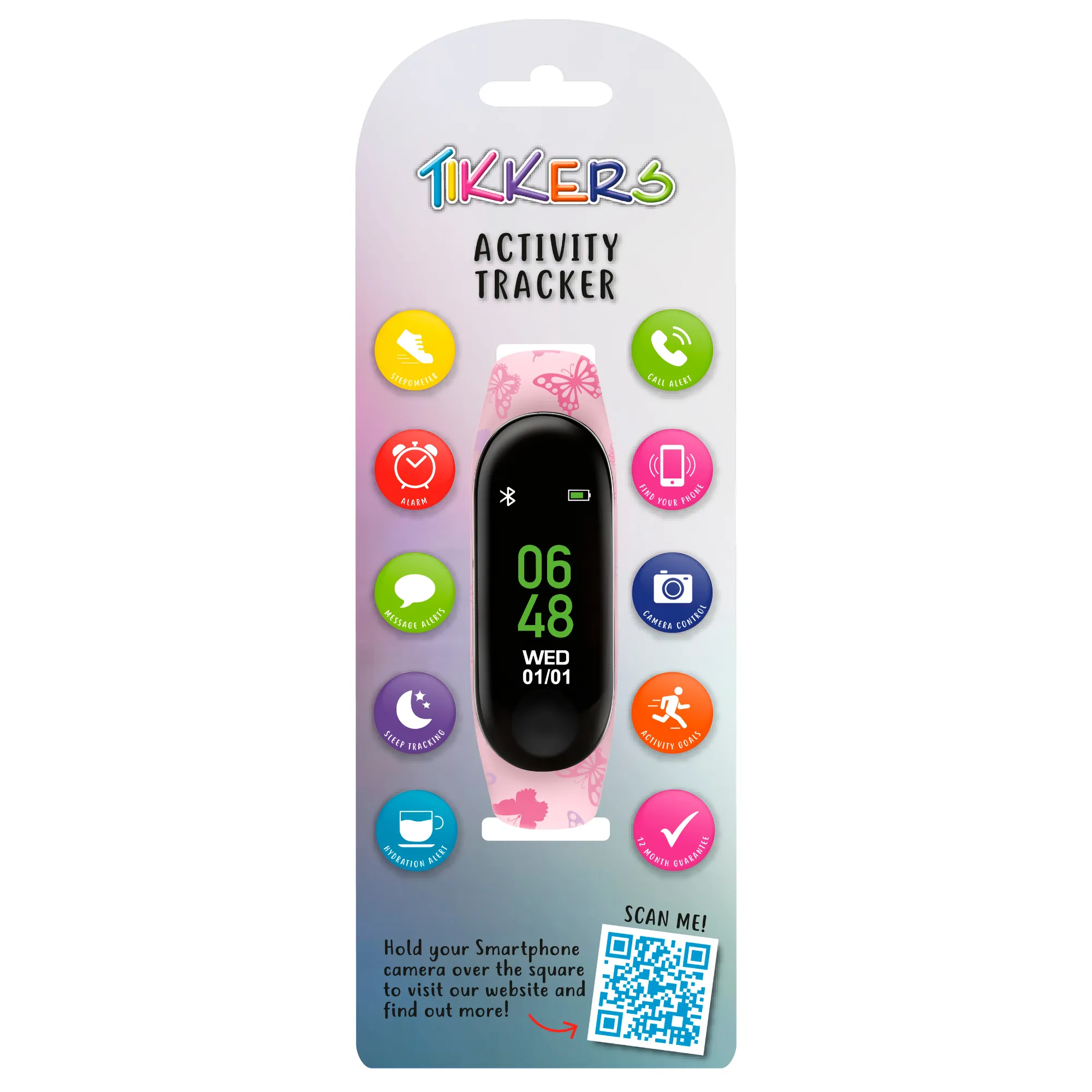 Tikkers Butterfly Activity Tracker Watch TKS01-0005