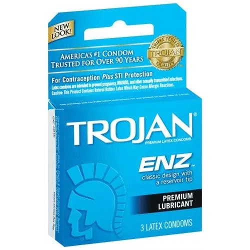 Trojan Enz Lubricated - 3 Pack