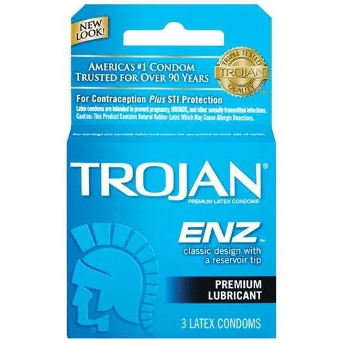 Trojan Enz Lubricated - 3 Pack