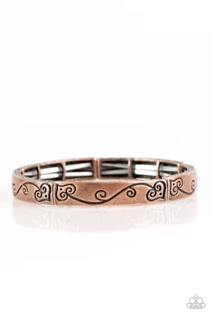 VINE With Me - Bronze Paparazzi Bracelet