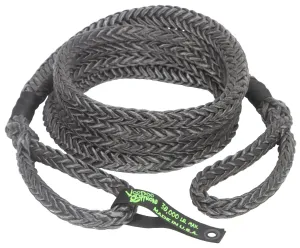 VooDoo Offroad Truck/Jeep Kinetic Recovery Rope - 7/8 Inch x 20-30 Foot Black With Rope Bag