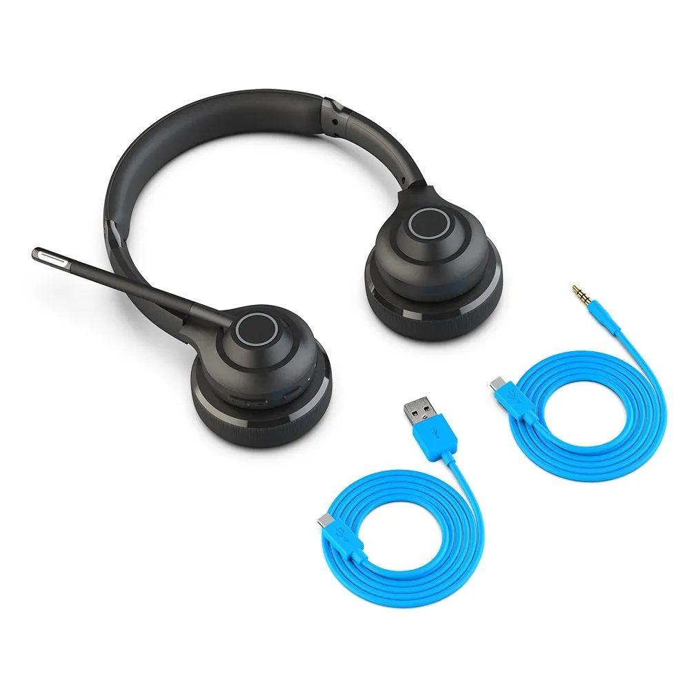 Wired Office Headset With Multipoint And 45  Hours Playtime