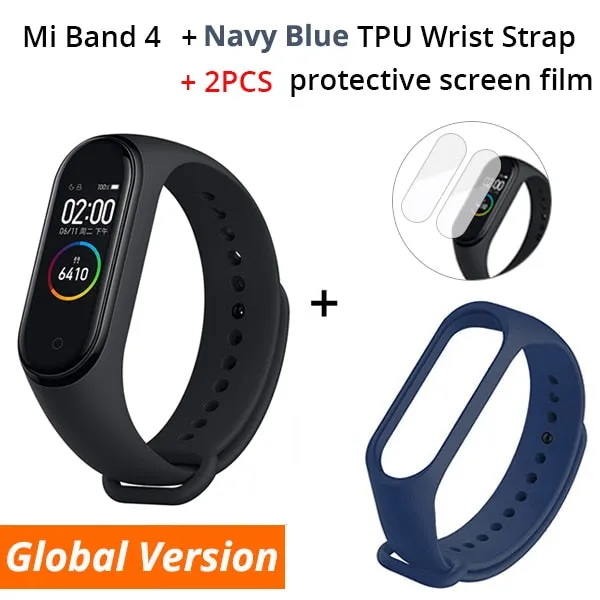 Xiaomi Mi Band 4 Smart Bracelet 3 Color AMOLED Screen Miband 4 Smartband Fitness Traker Bluetooth Sport Waterproof Smart Band