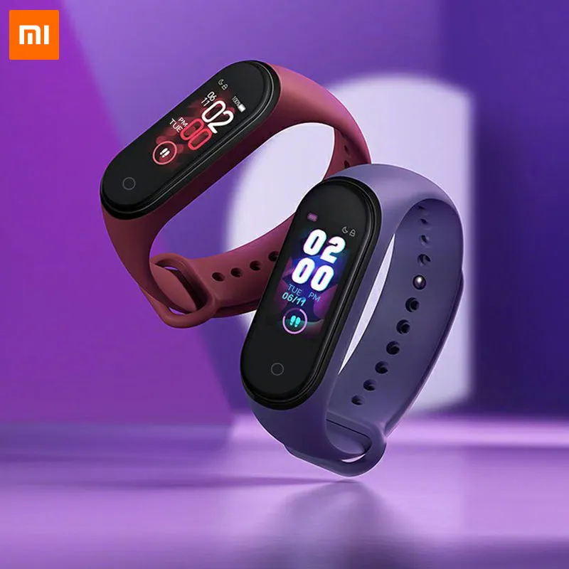 Xiaomi Mi Band 4 Smart Bracelet 3 Color AMOLED Screen Miband 4 Smartband Fitness Traker Bluetooth Sport Waterproof Smart Band