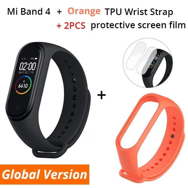 Xiaomi Mi Band 4 Smart Bracelet 3 Color AMOLED Screen Miband 4 Smartband Fitness Traker Bluetooth Sport Waterproof Smart Band