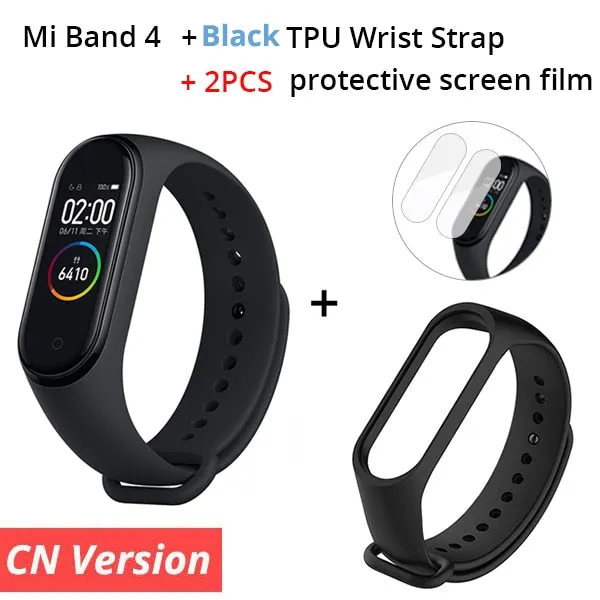 Xiaomi Mi Band 4 Smart Bracelet 3 Color AMOLED Screen Miband 4 Smartband Fitness Traker Bluetooth Sport Waterproof Smart Band