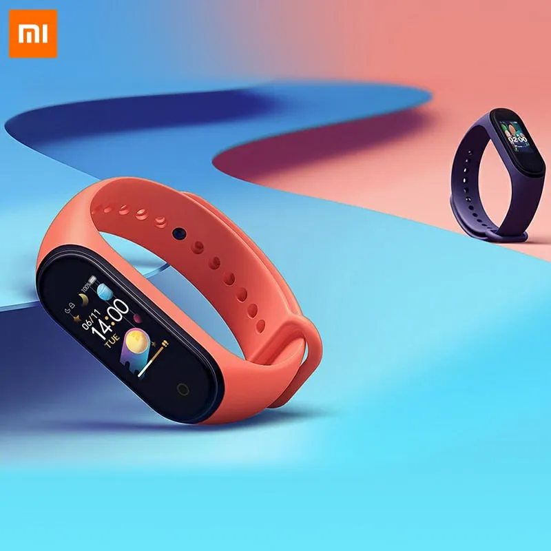 Xiaomi Mi Band 4 Smart Bracelet 3 Color AMOLED Screen Miband 4 Smartband Fitness Traker Bluetooth Sport Waterproof Smart Band