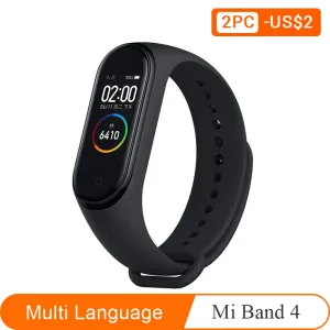 Xiaomi Mi Band 4 Smart Bracelet 3 Color AMOLED Screen Miband 4 Smartband Fitness Traker Bluetooth Sport Waterproof Smart Band