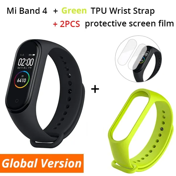 Xiaomi Mi Band 4 Smart Bracelet 3 Color AMOLED Screen Miband 4 Smartband Fitness Traker Bluetooth Sport Waterproof Smart Band