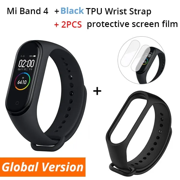 Xiaomi Mi Band 4 Smart Bracelet 3 Color AMOLED Screen Miband 4 Smartband Fitness Traker Bluetooth Sport Waterproof Smart Band