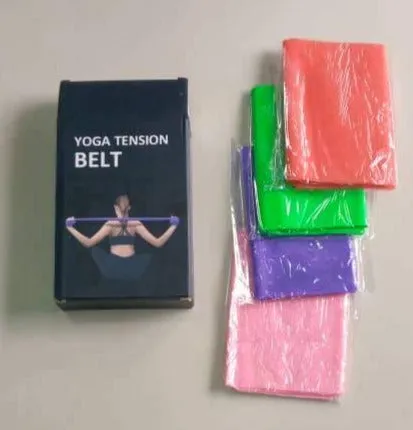 Yoga Tension Belt Resistant Stretch Band (4 in 1- Straight)